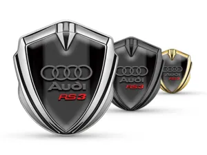 Audi Emblema Silicone Badge Disegno Sportivo Alta Qualità